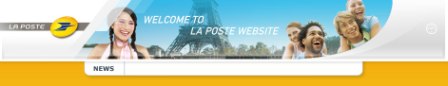 welcome to la poste website